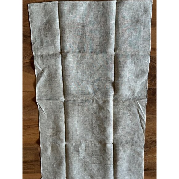 Vintage Kay Dee Pure Linen Tea Towel Peace & Plenty Theme Handprints Design - Picture 6 of 7